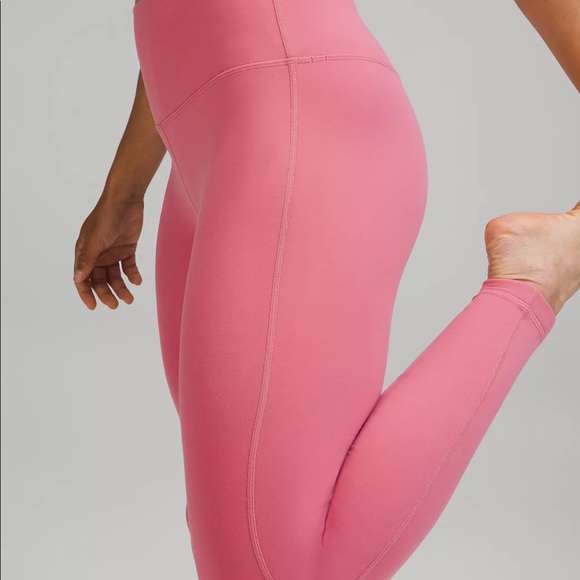 Lululemon Align™ High-Rise Pant 25” size 12 PINK BLOSSOM PBOL - Picture 4 of 6